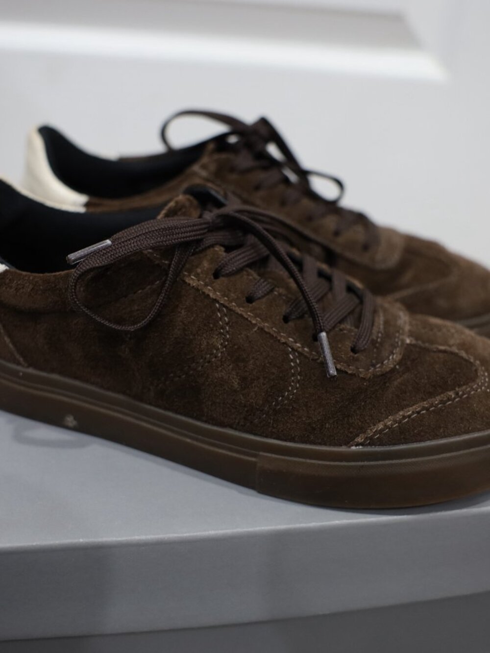 Women's Vagabond Brown Suede Sneakers